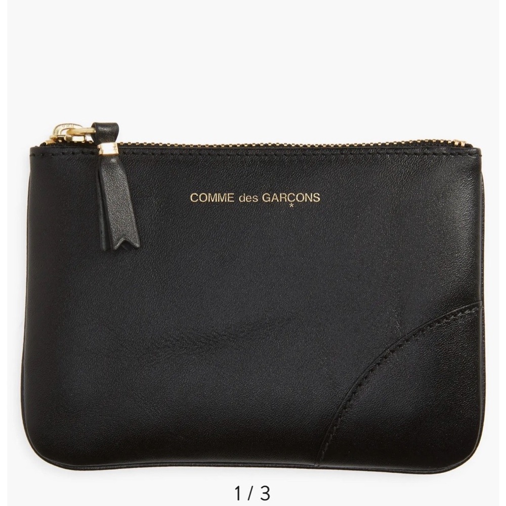 Comme des Garcons Black Leather Wallet